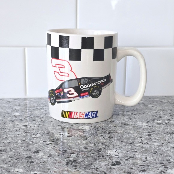 NASCAR Driver Collection Other - NASCAR Dale Earnhardt #3 Goodwrench Mug Driver Collection White Checkered Flag